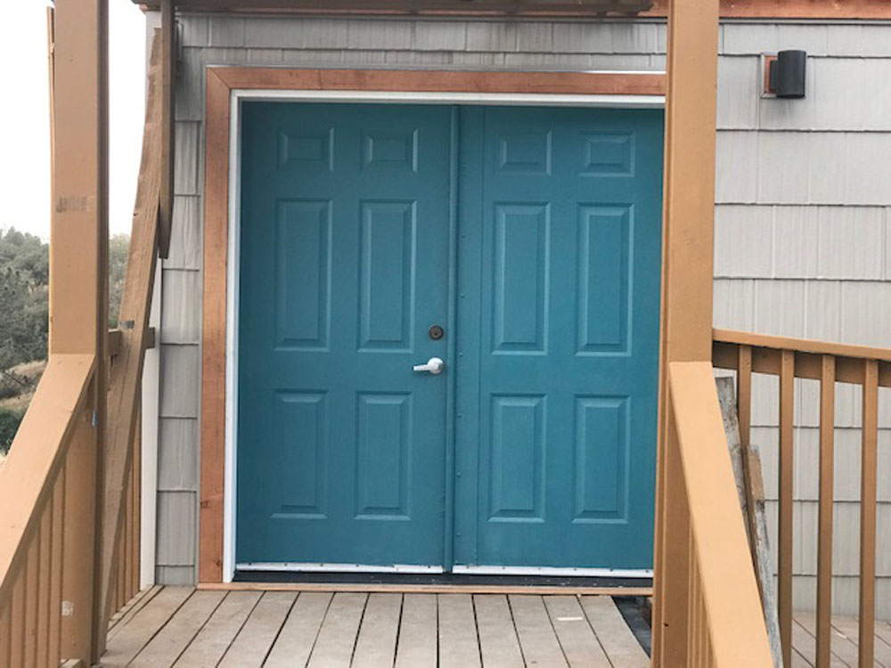 New door completed