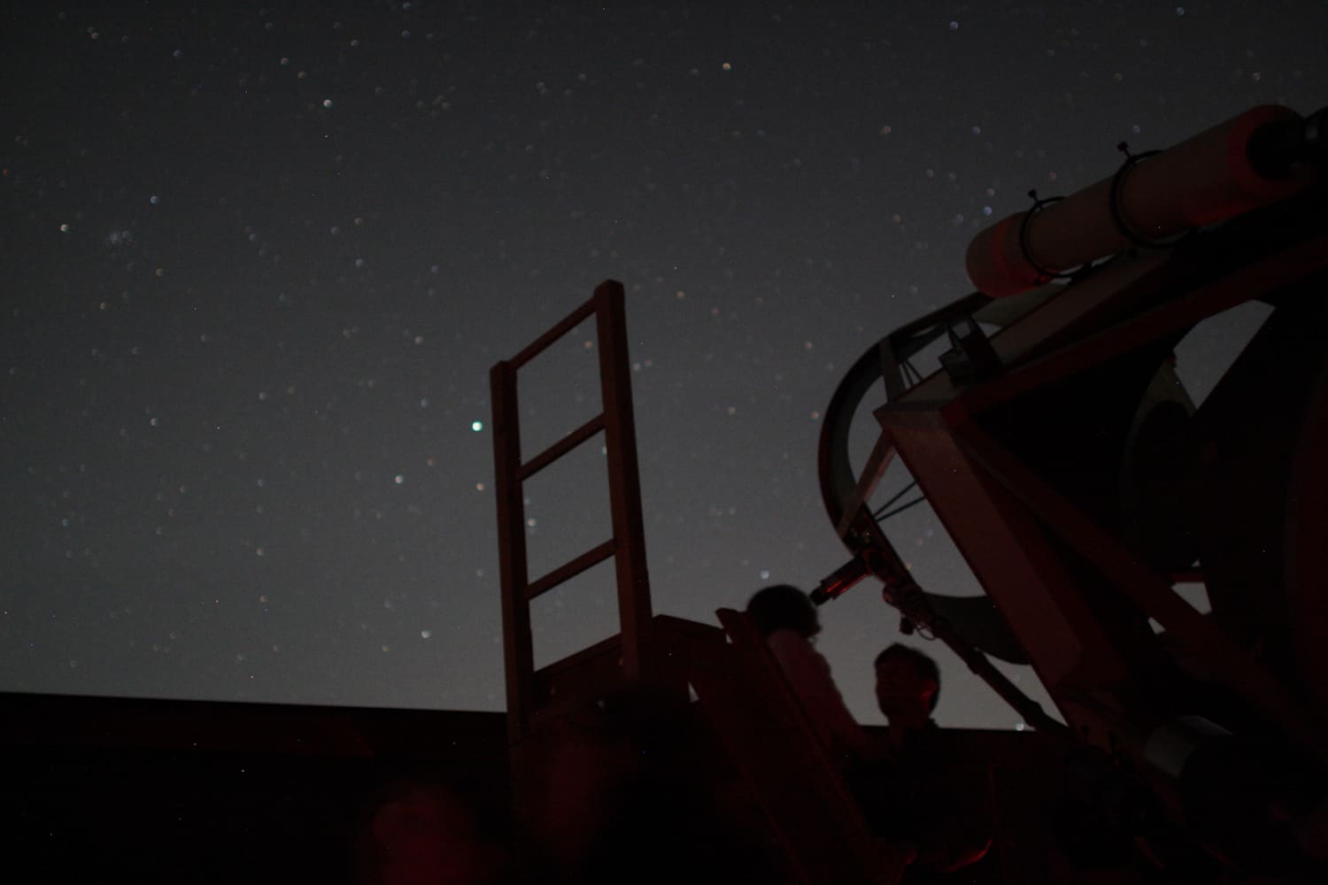 Using the Challenger telescope during a public program